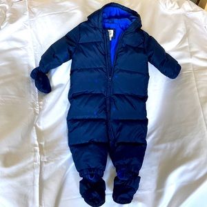 Baby Gap Heavyweight Puffer One-Piece with Attached Booties